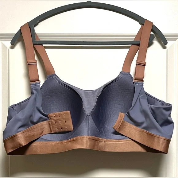 ThirdLove Kinetic Adjustable Everyday Sports Bra Built In Cups Blue Granite 40C - Picture 5 of 6